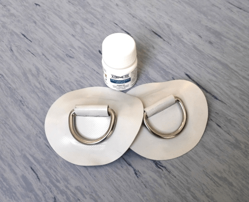 D-rings with glue (pair)